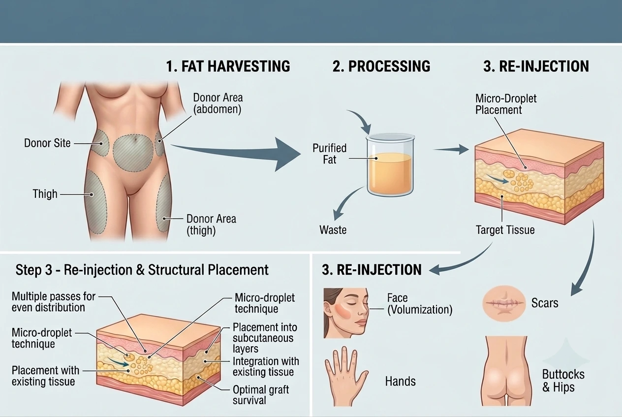 Fat Grafting vs Fillers Dubai | Clinical Comparison