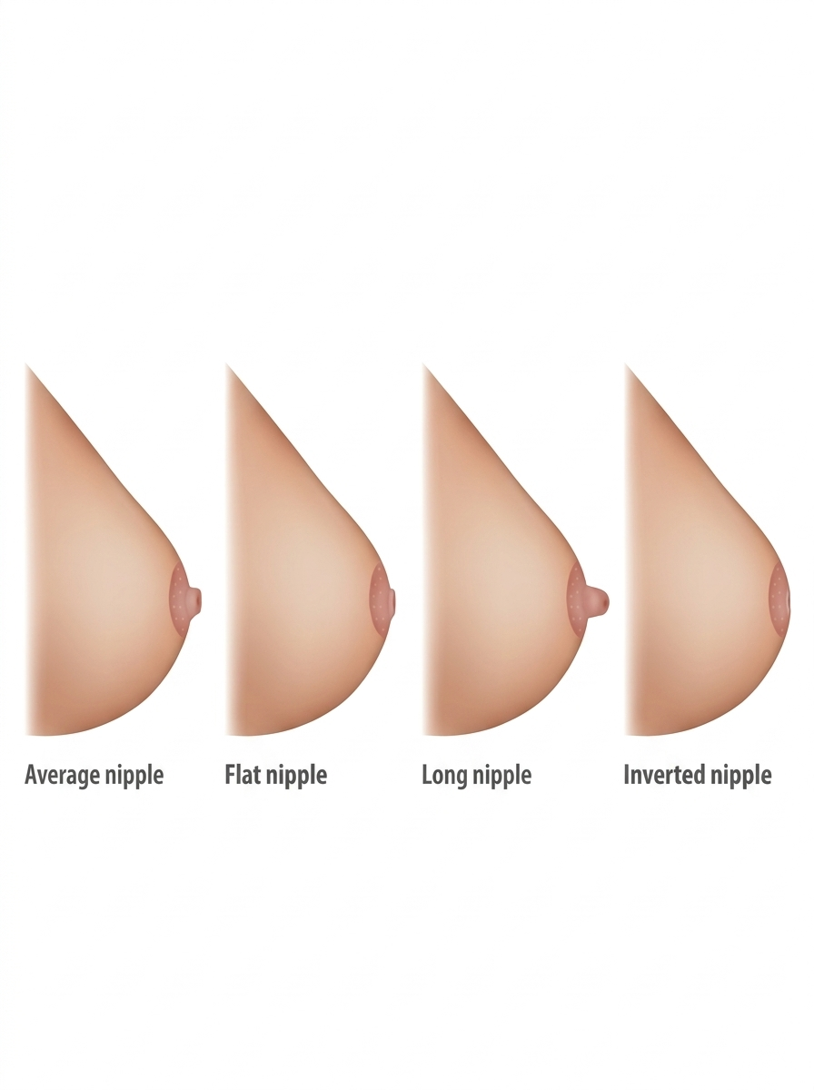 téton inversé — Correction des Mamelons (Mamelonplastie) procedure overview by Dr. Bouraoui Kotti in Dubai