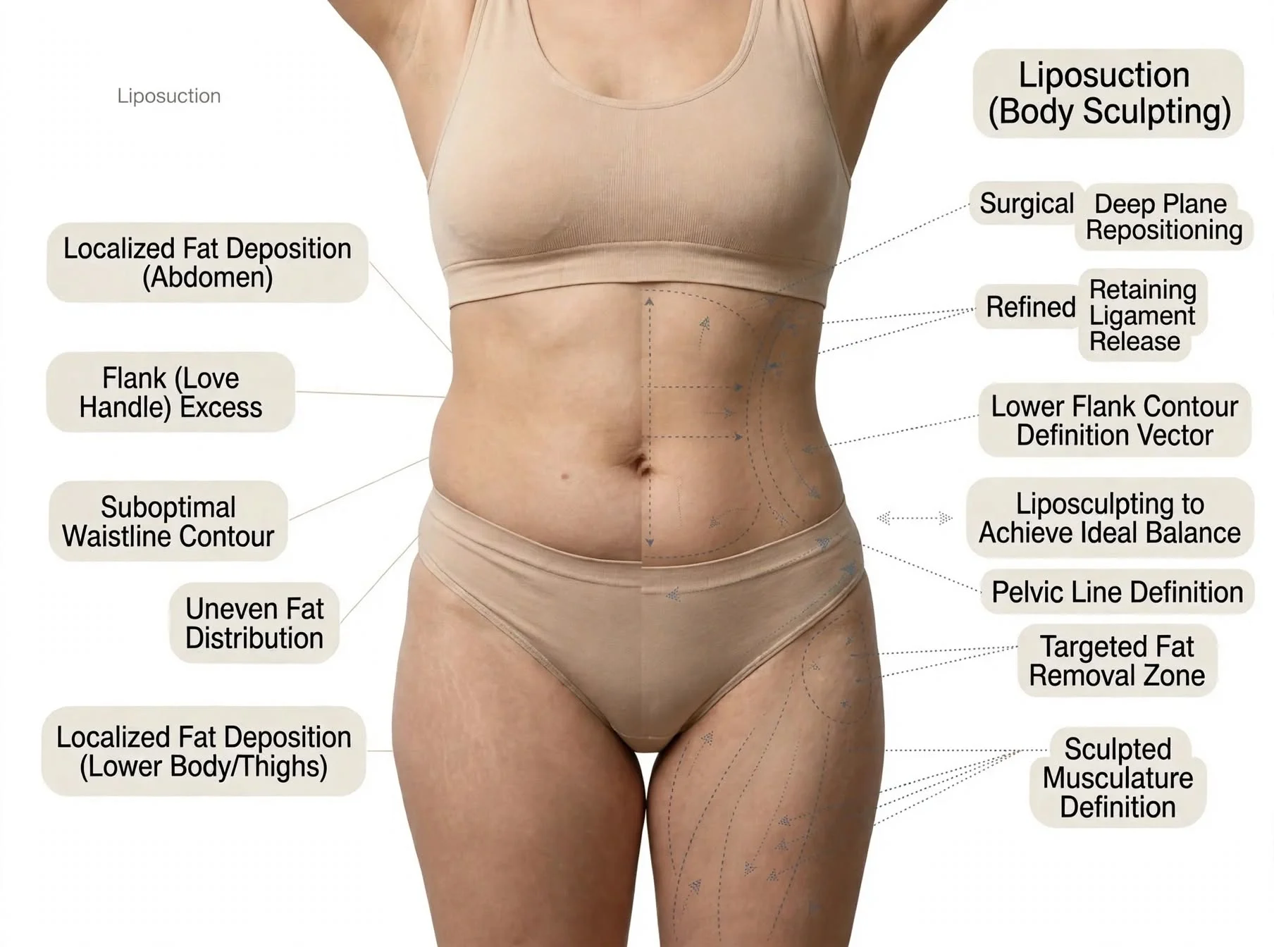 liposuction Dubai — Liposuction procedure overview by Dr. Bouraoui Kotti in Dubai