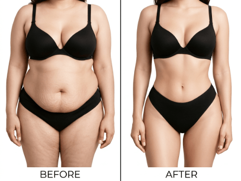 شد الجسم بعد الحمل (Mommy Makeover) Dubai — Dr. Bouraoui Kotti