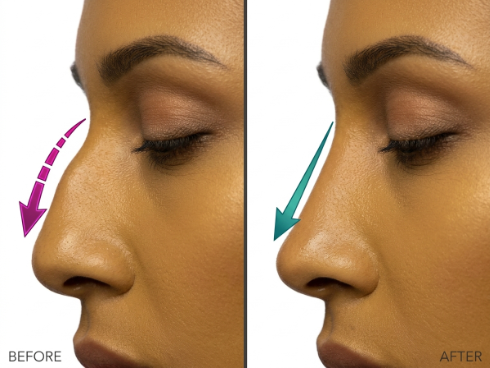 Natural Rhinoplasty Result Dubai — Dr. Bouraoui Kotti